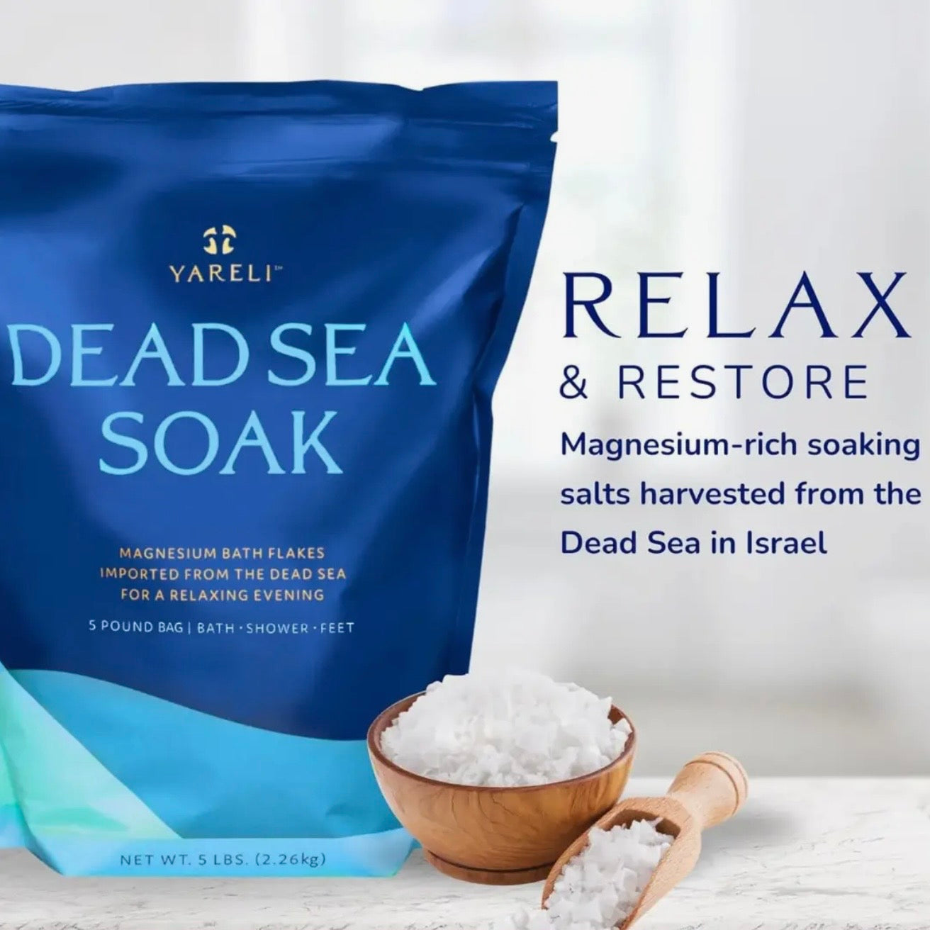 Dead Sea Soak | Unscented 5lb