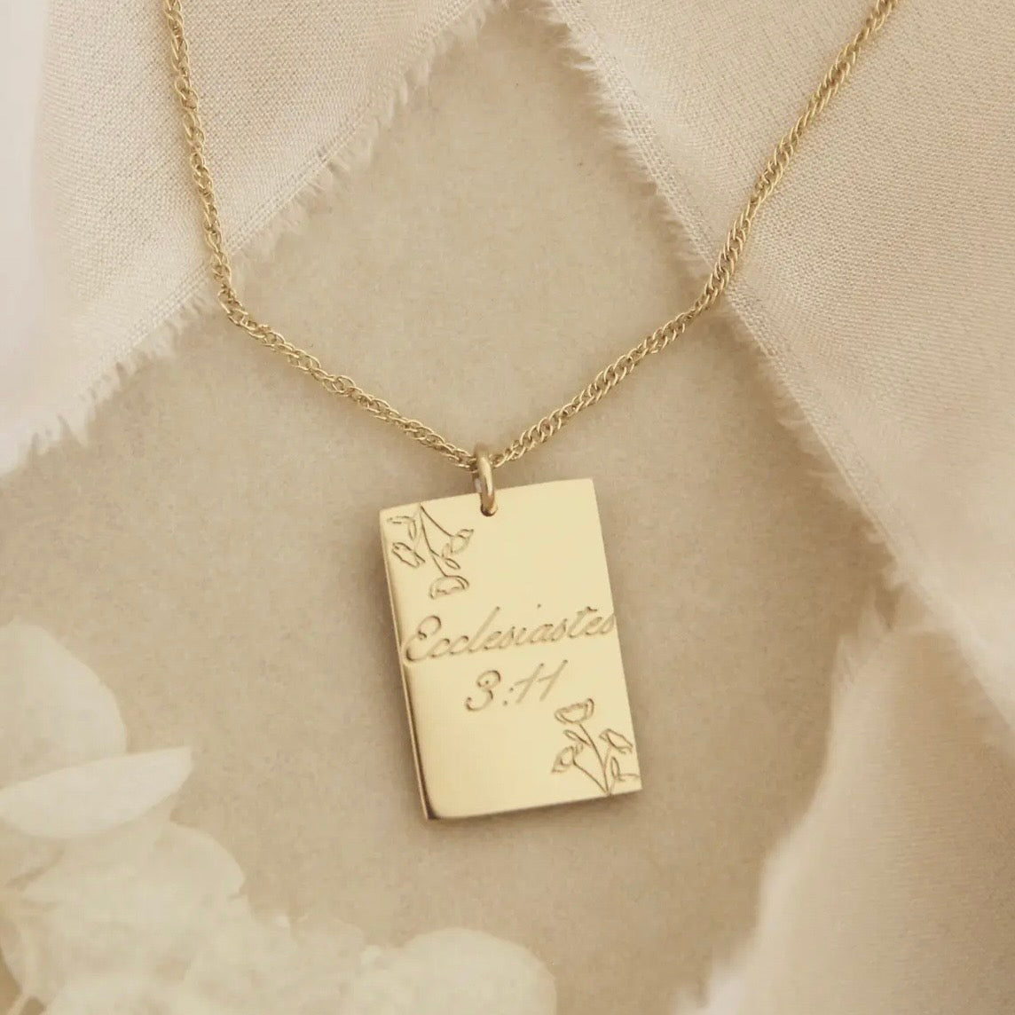 LoveStory Necklace | He Has Made Everything Beautiful Ecclesiastes 3:11