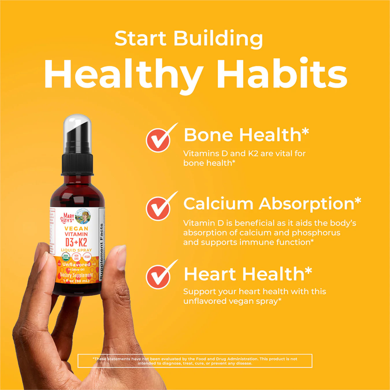 Mary Ruth’s Organic D3 + K2 Spray