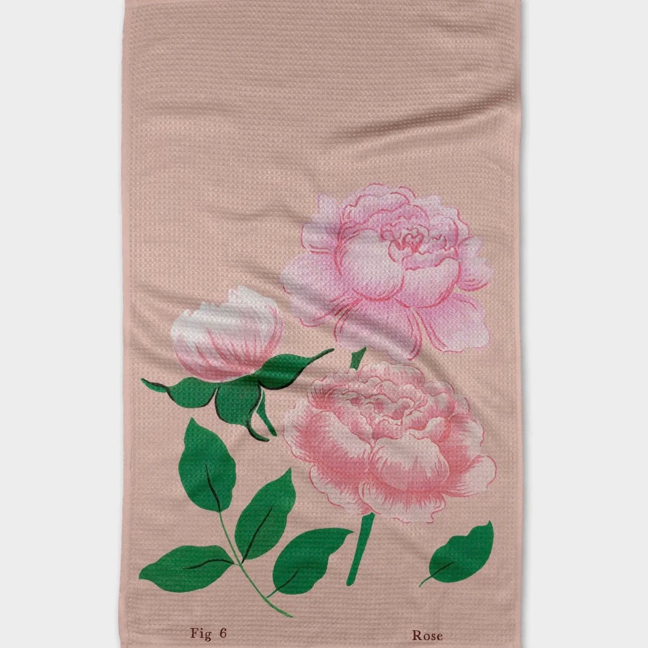 Geometry Dish Towel | June Roses