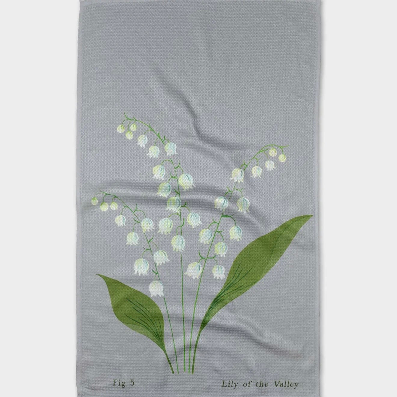 Geometry Dish Towel | May Lilly of the Valley