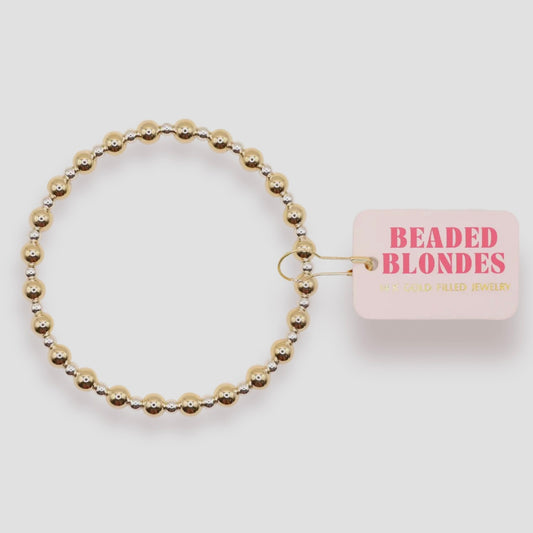 Bracelet - Katy Gold & Silver | 6.75 inch