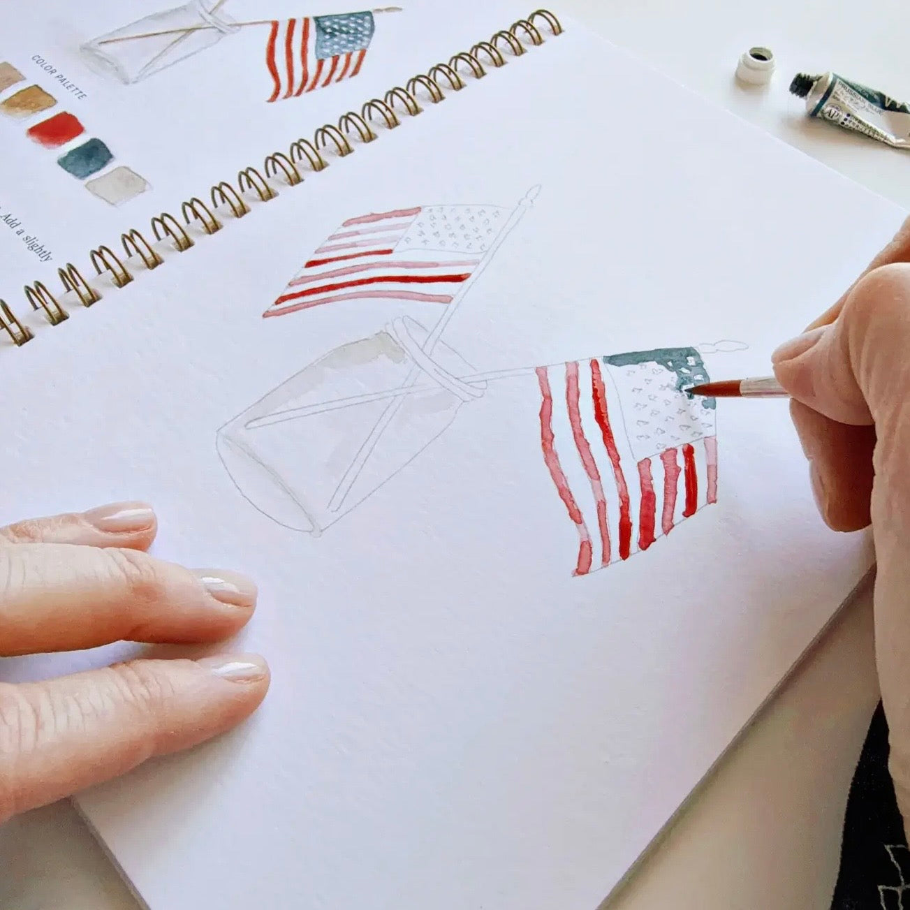Watercolor Workbook | Americana