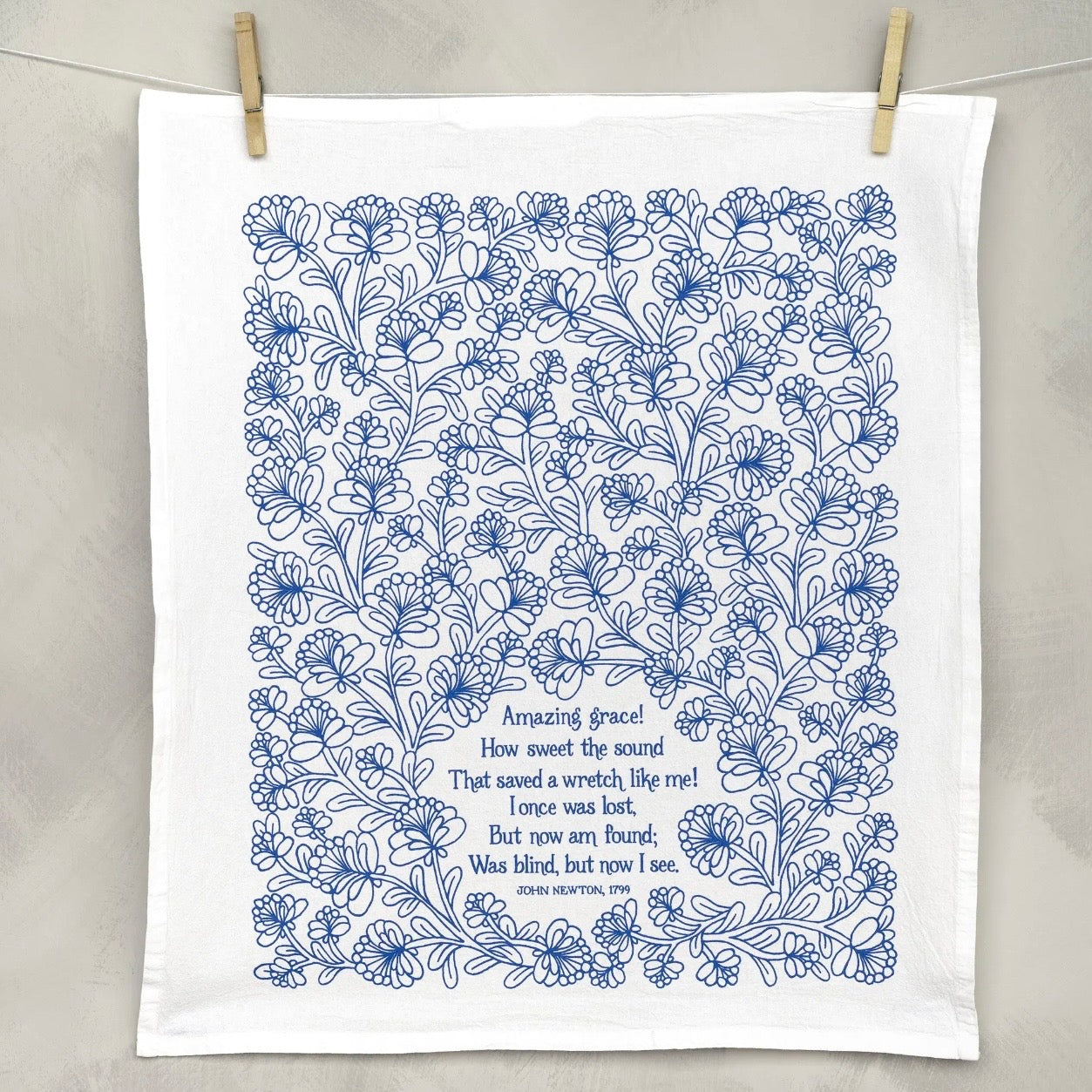 Hymn Tea Towel | Amazing Grace