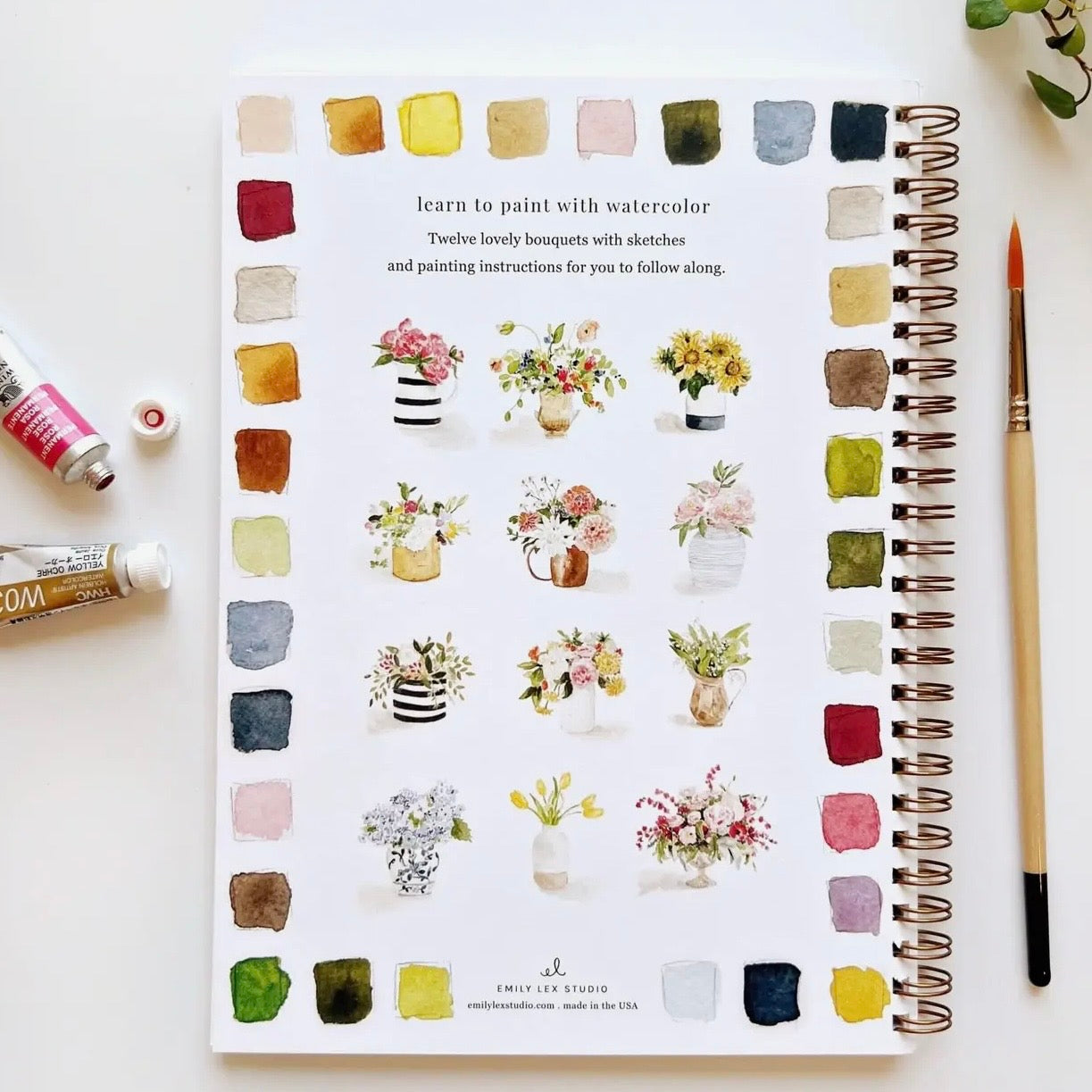 Watercolor Workbook | Bouquets