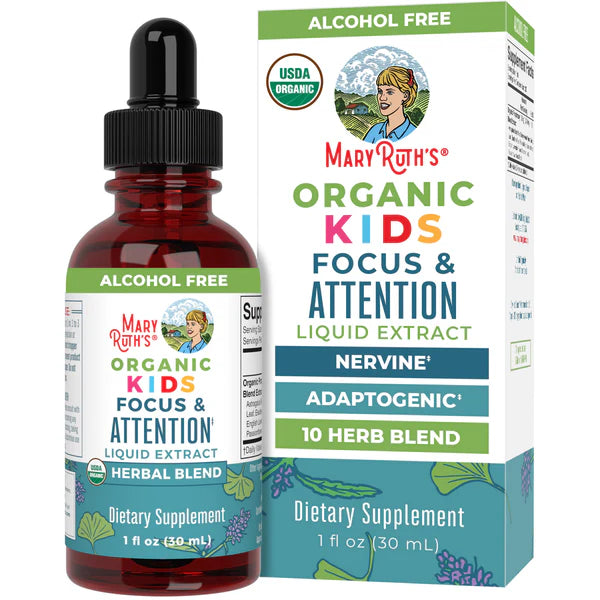 Mary Ruth’s Organic Kids Focus & Attention Liquid Drops