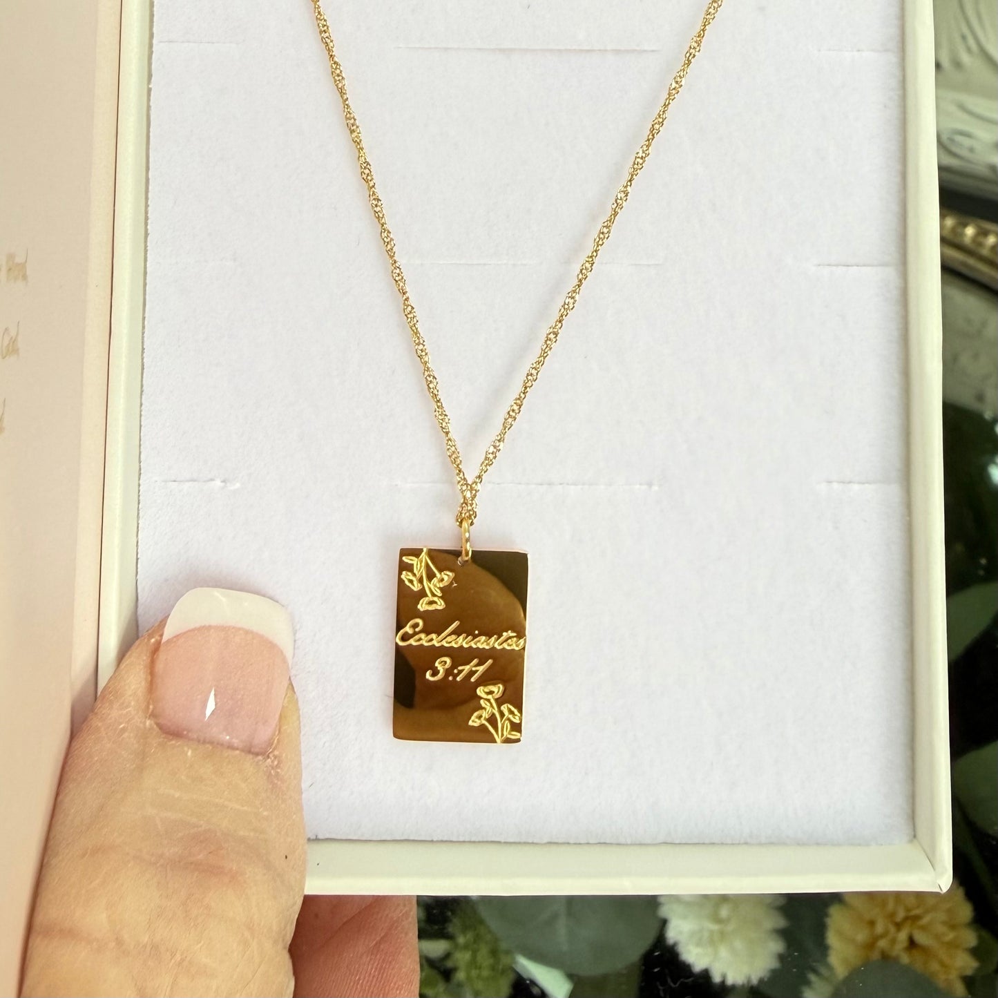 LoveStory Necklace | He Has Made Everything Beautiful Ecclesiastes 3:11