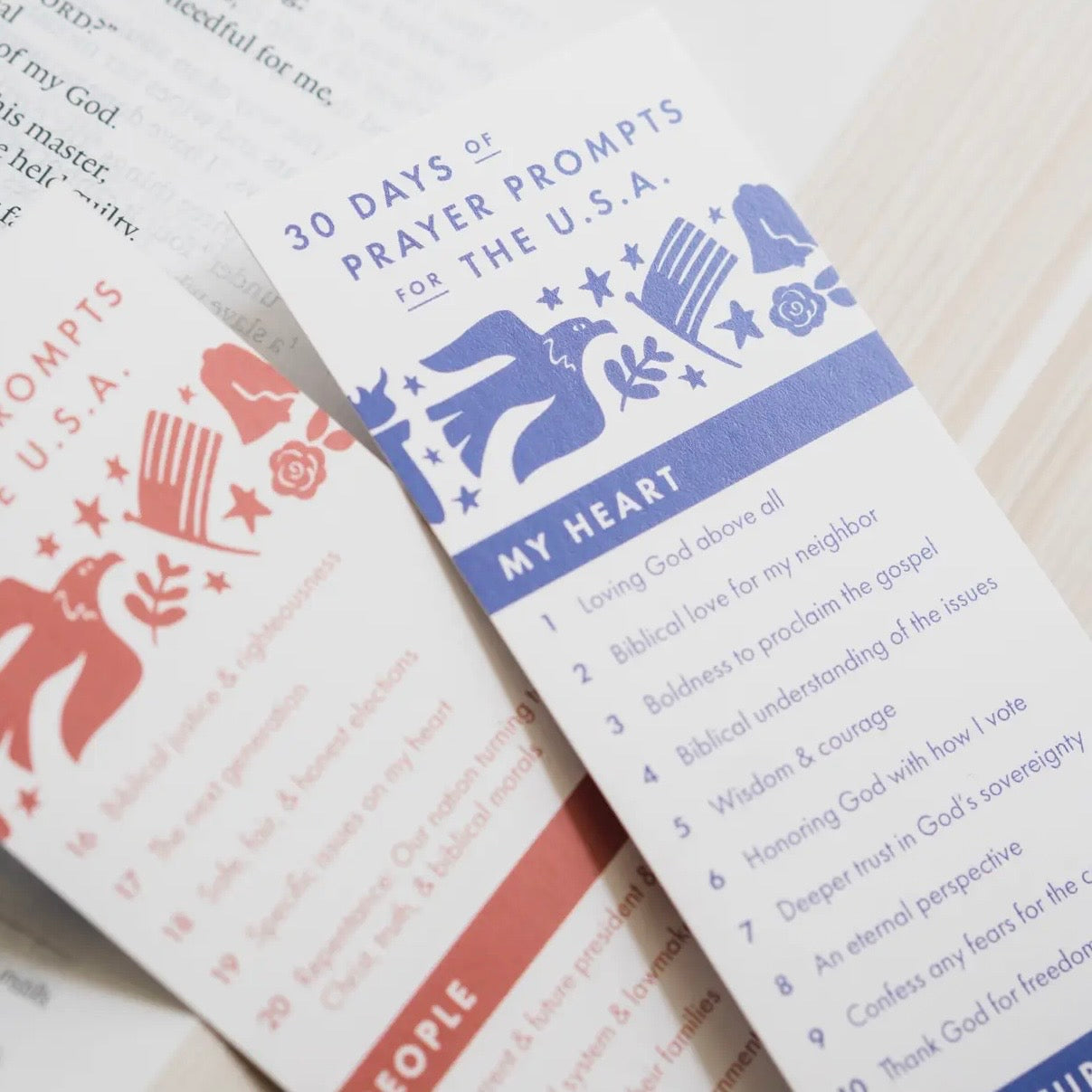Bookmark | Prayer Prompts For the USA