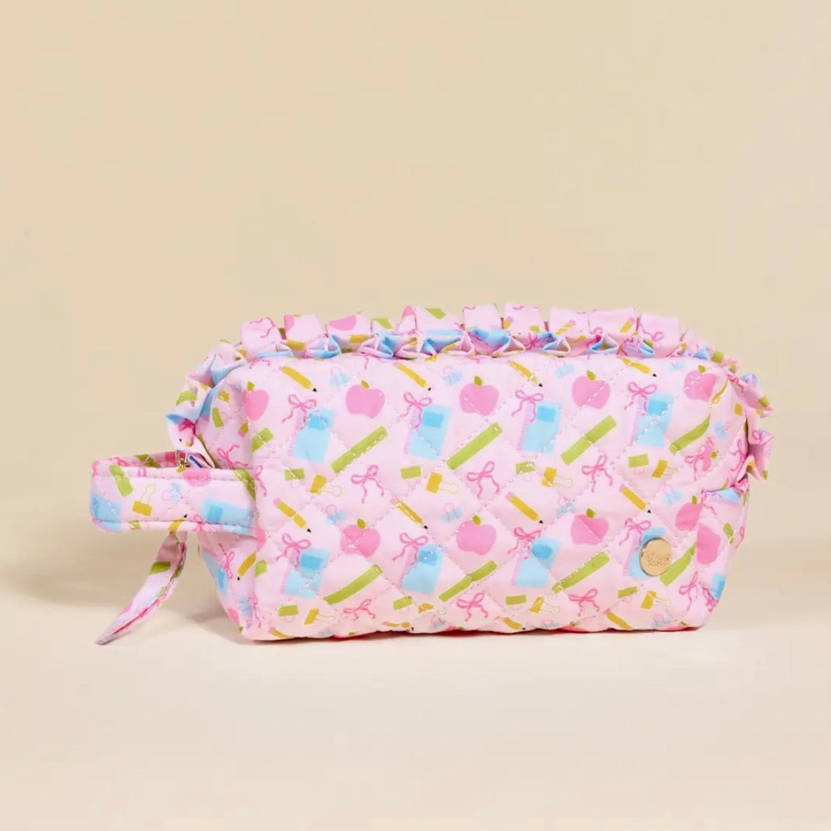 Essentials Quilted Cosmetic Pouch | School’s In Session