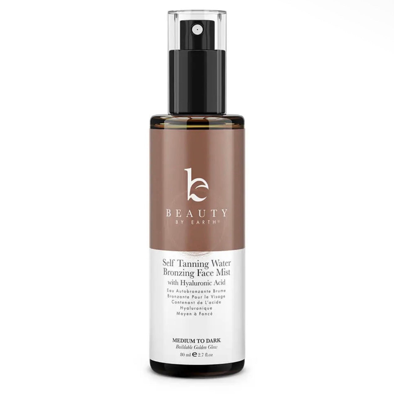 Beauty By Earth Self Tanning Water Bronzing
Face Mist | Medium To Dark