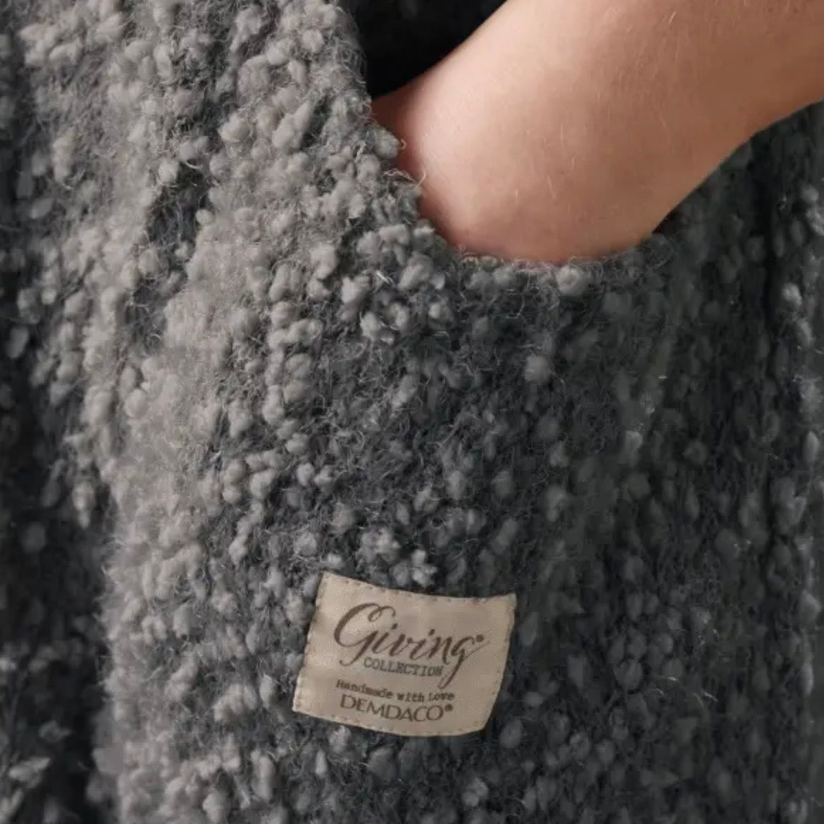 Giving Shawl | Charcoal