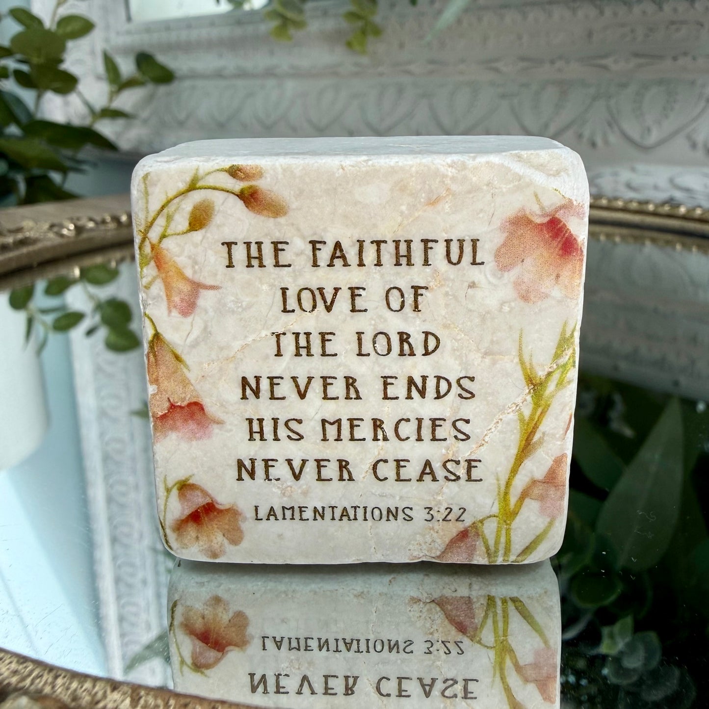 Scripture Stones | His Mercies Never Cease | Small
