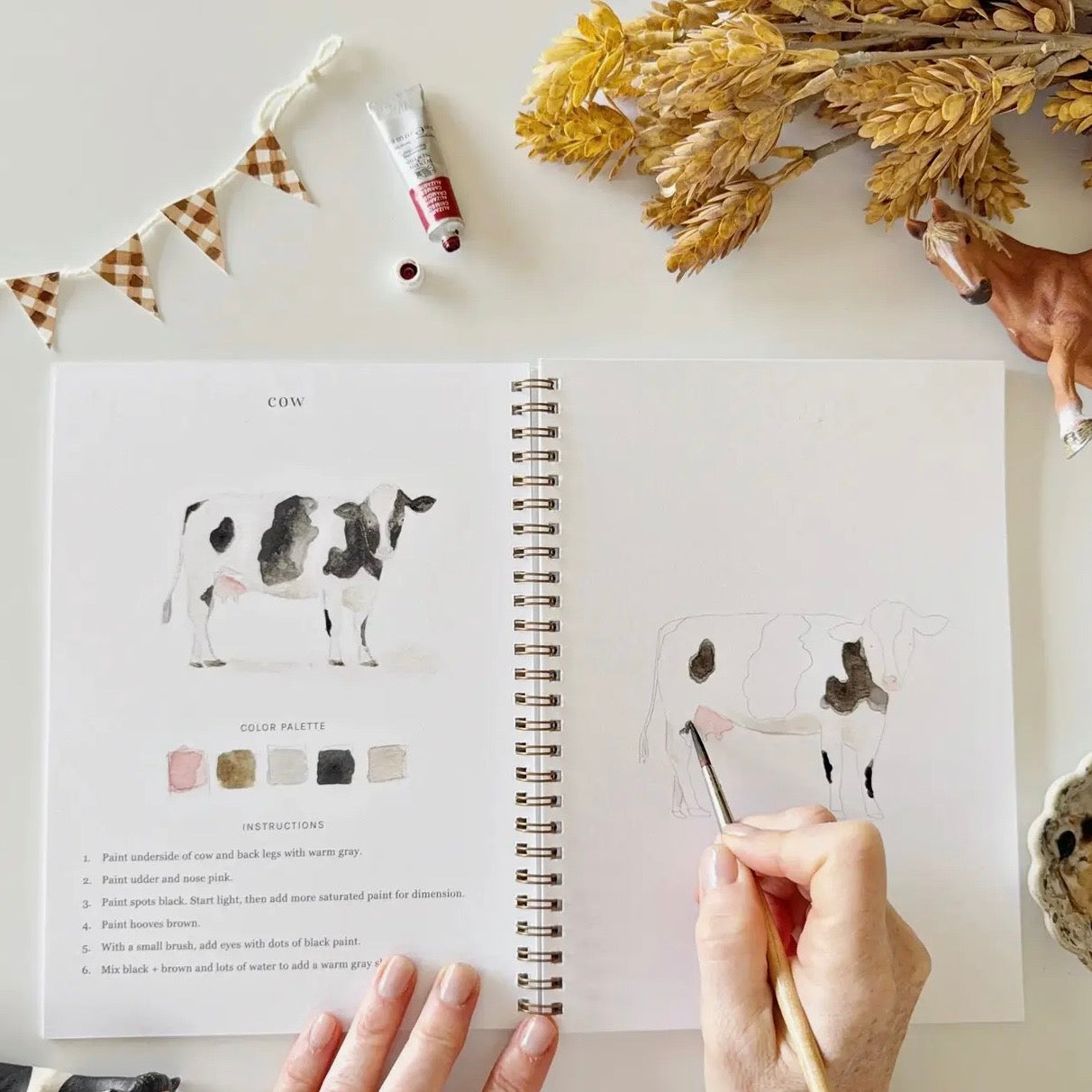 Watercolor Workbook | Farm