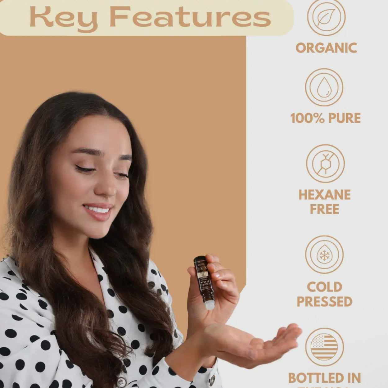 Organic Youth Elixir Castor Oil Roller