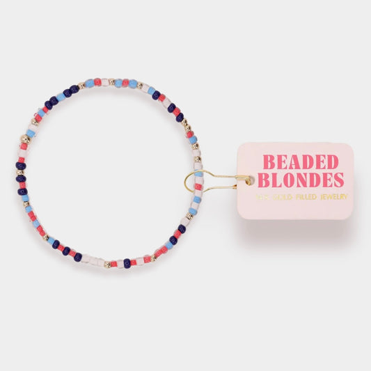 Beaded Blondes | Bomb Pop Sprinkle