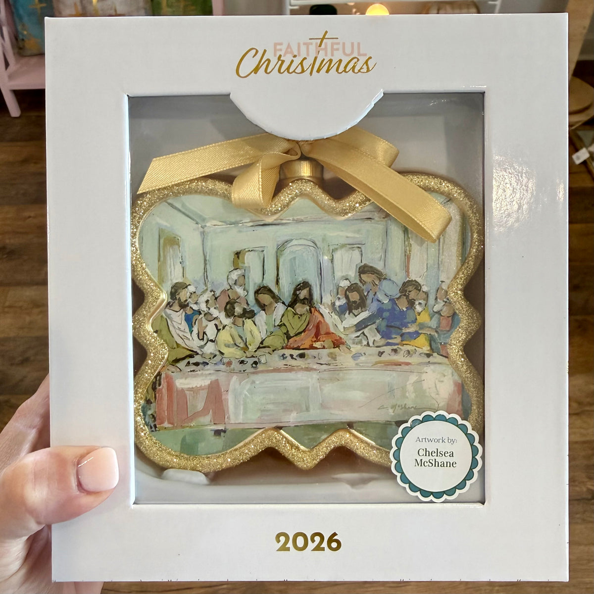 The Last Supper Supper Blown Glass Christmas Ornament By Chelsea McShane