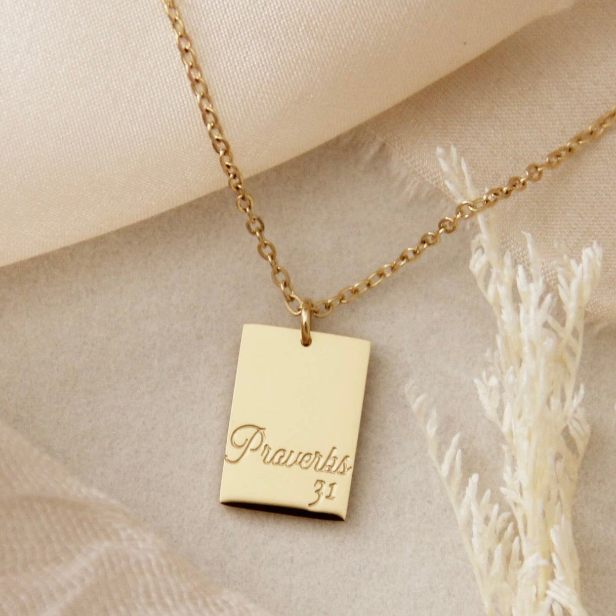 LoveStory Necklace | Proverbs 31 A Woman Who Fears the Lord