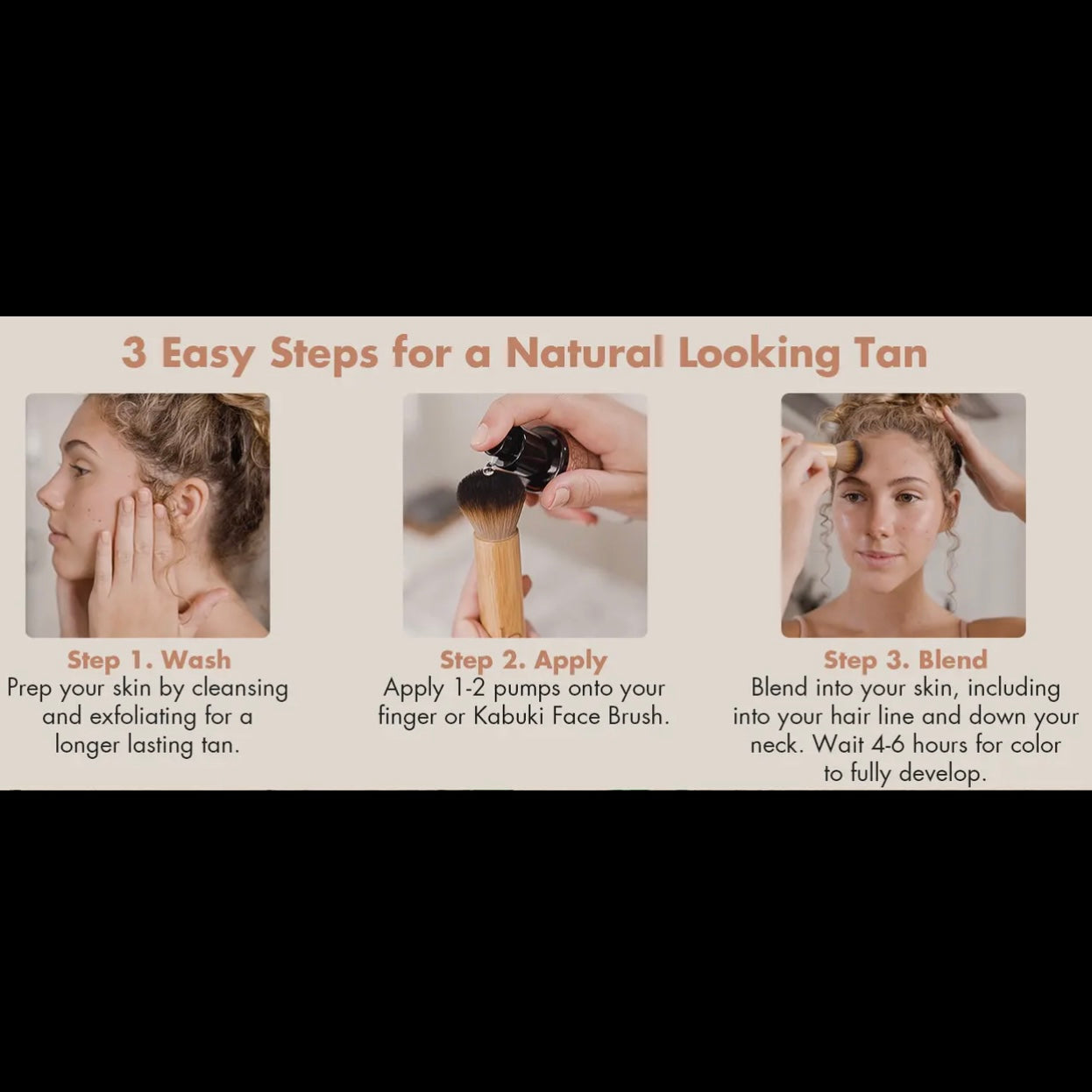 Beauty By Earth Self Tanner Hyaluronic Acid Face Serum | Fair To Medium