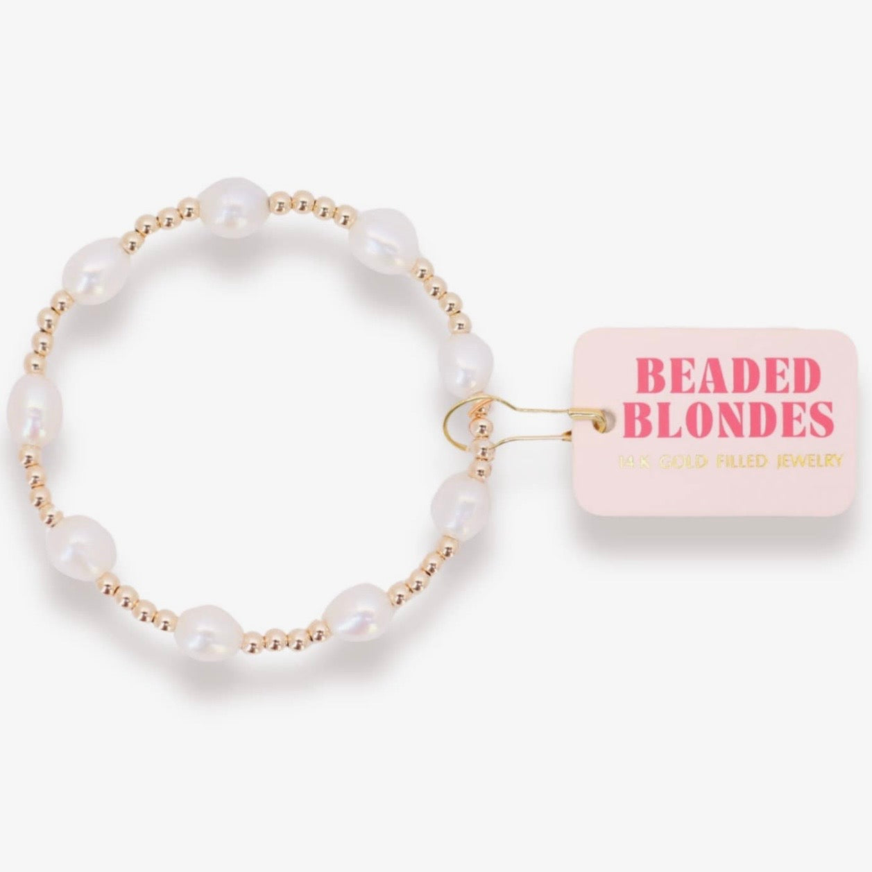 Beaded Blondes | Ellie Pearl Bracelet