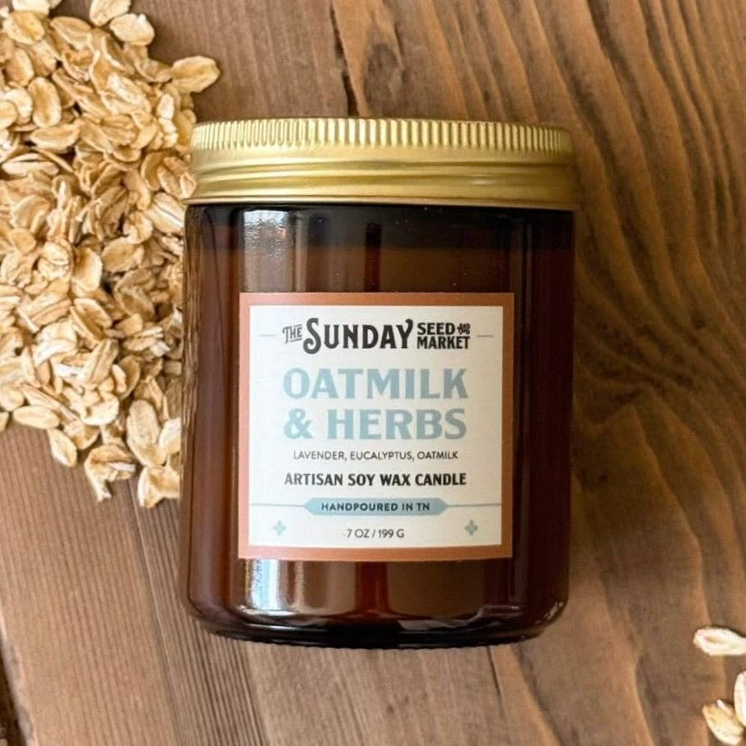 Soy Candle | Oatmilk & Herbs