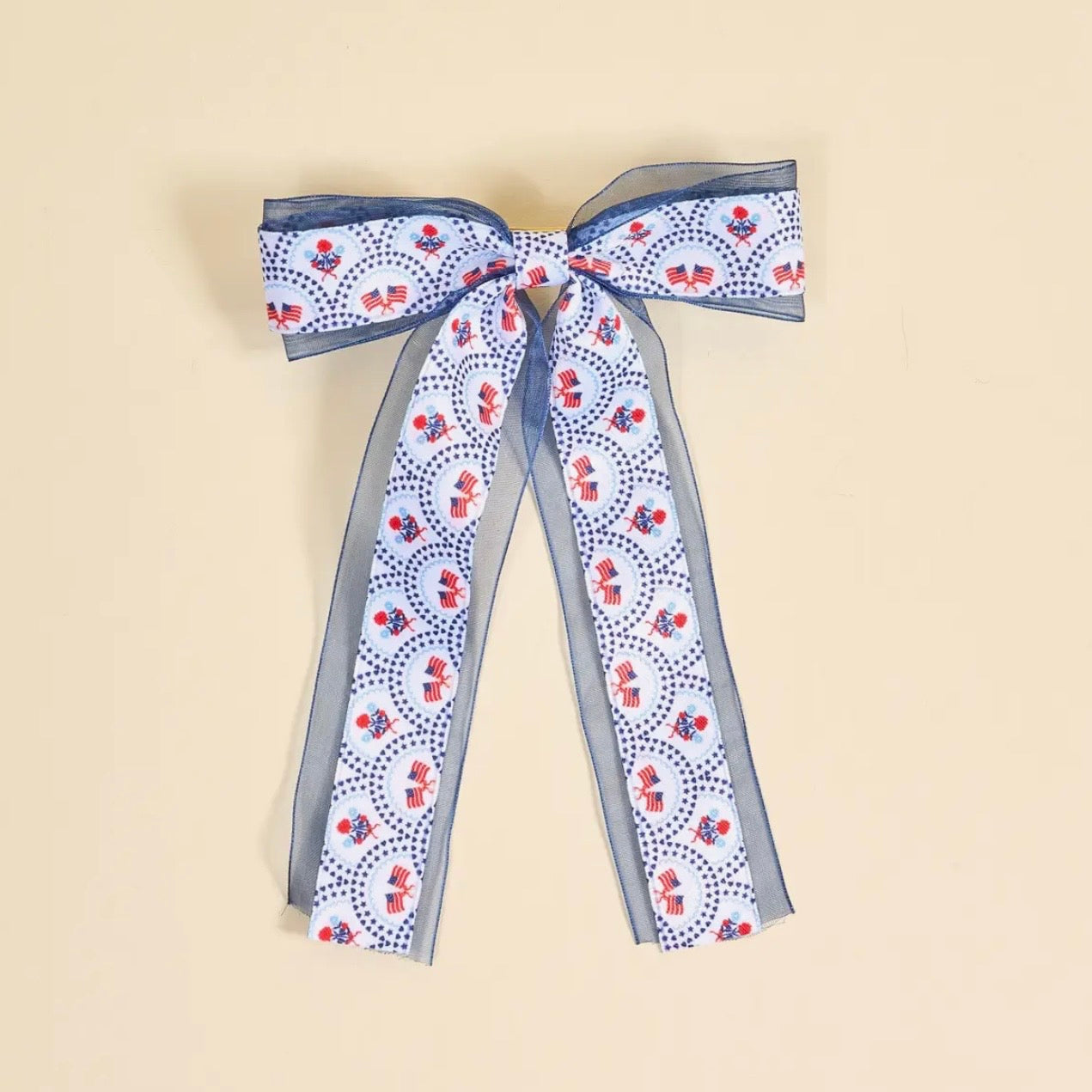 Layered Hair Bow | All-American Darling