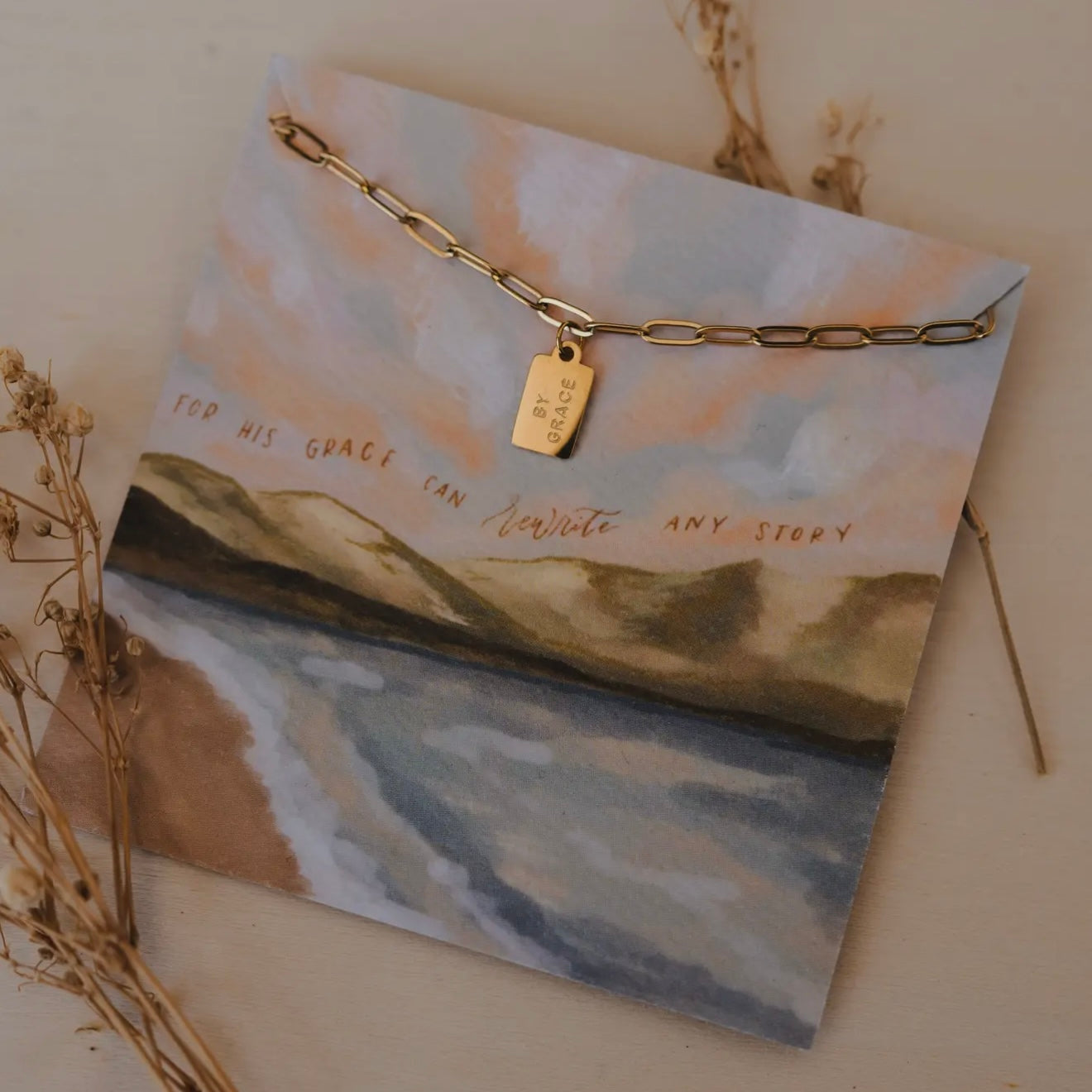 Mini Tag Necklace | By Grace