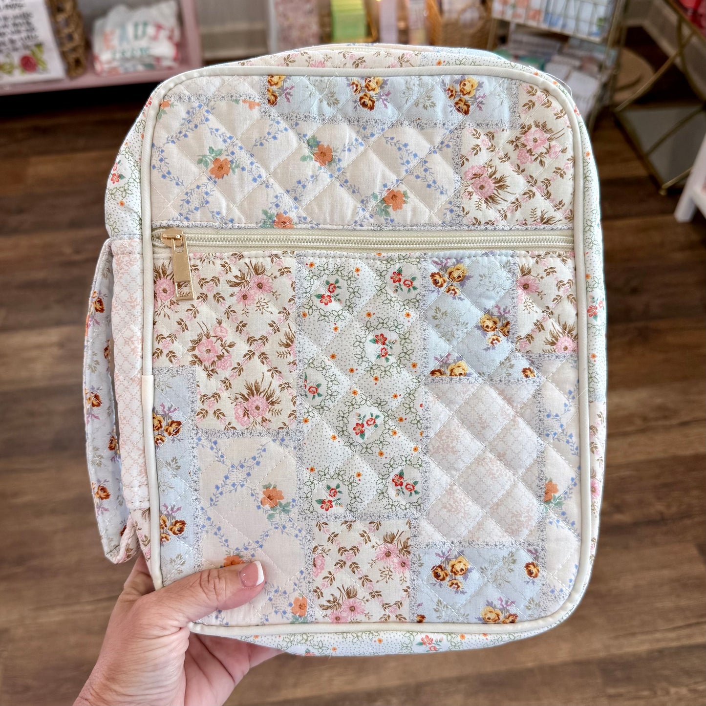 Quilted Bible Cover | Sarah