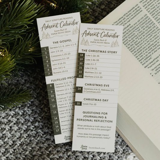 Bookmark | Scripture Reading Advent Calendar