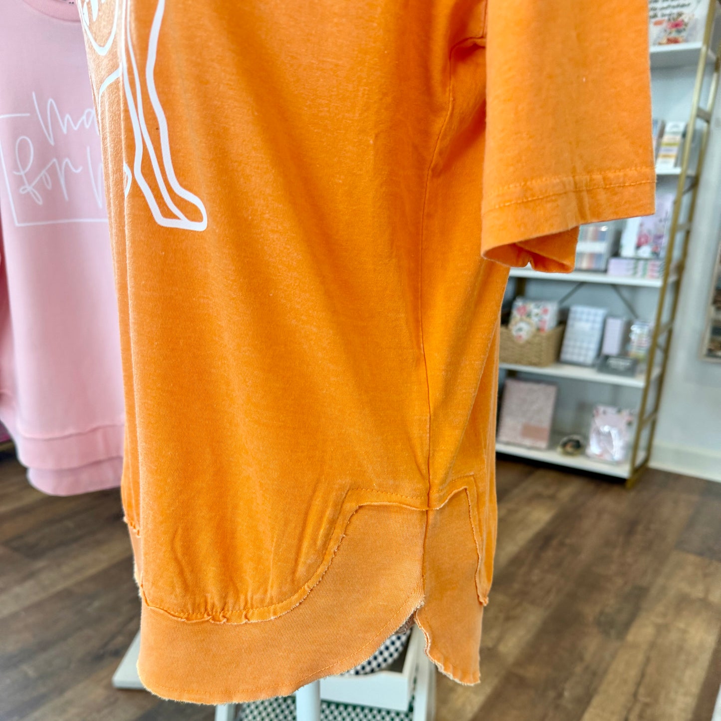 Royce Vintage Poncho Tee | TN Orange
