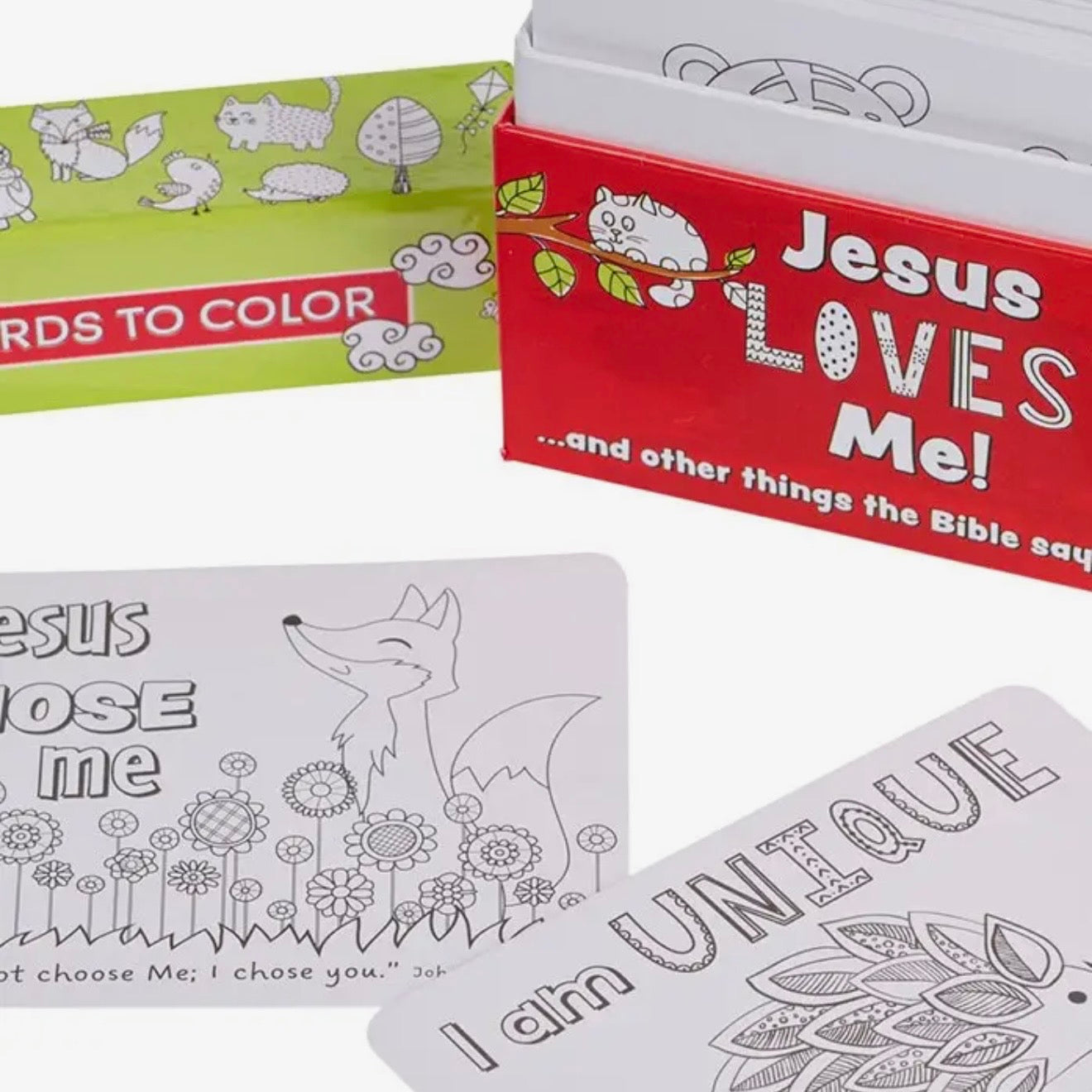 Coloring Cards | Jesus Loves Me
