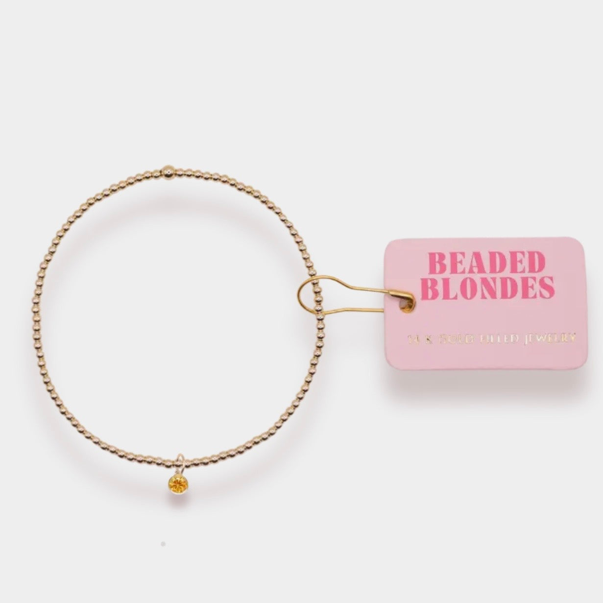 Beaded Blondes Birthstone | 
November
