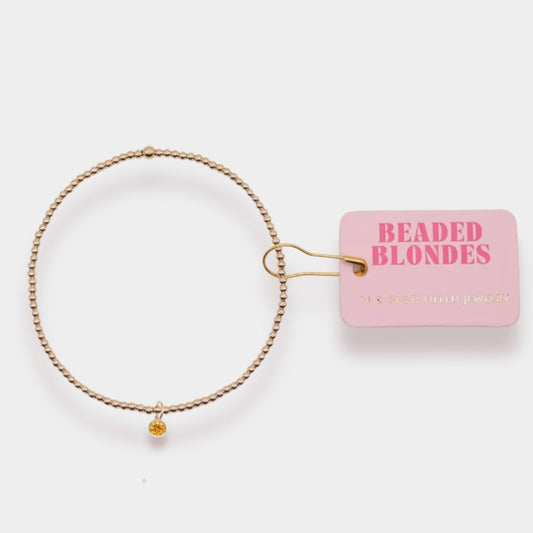 Beaded Blondes Birthstone | 
November