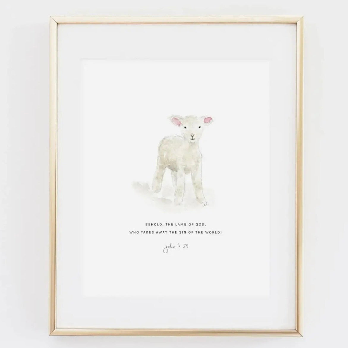 Scripture Print | John 1:29 Lamb