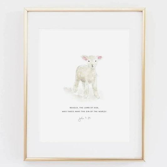 Scripture Print | John 1:29 Lamb