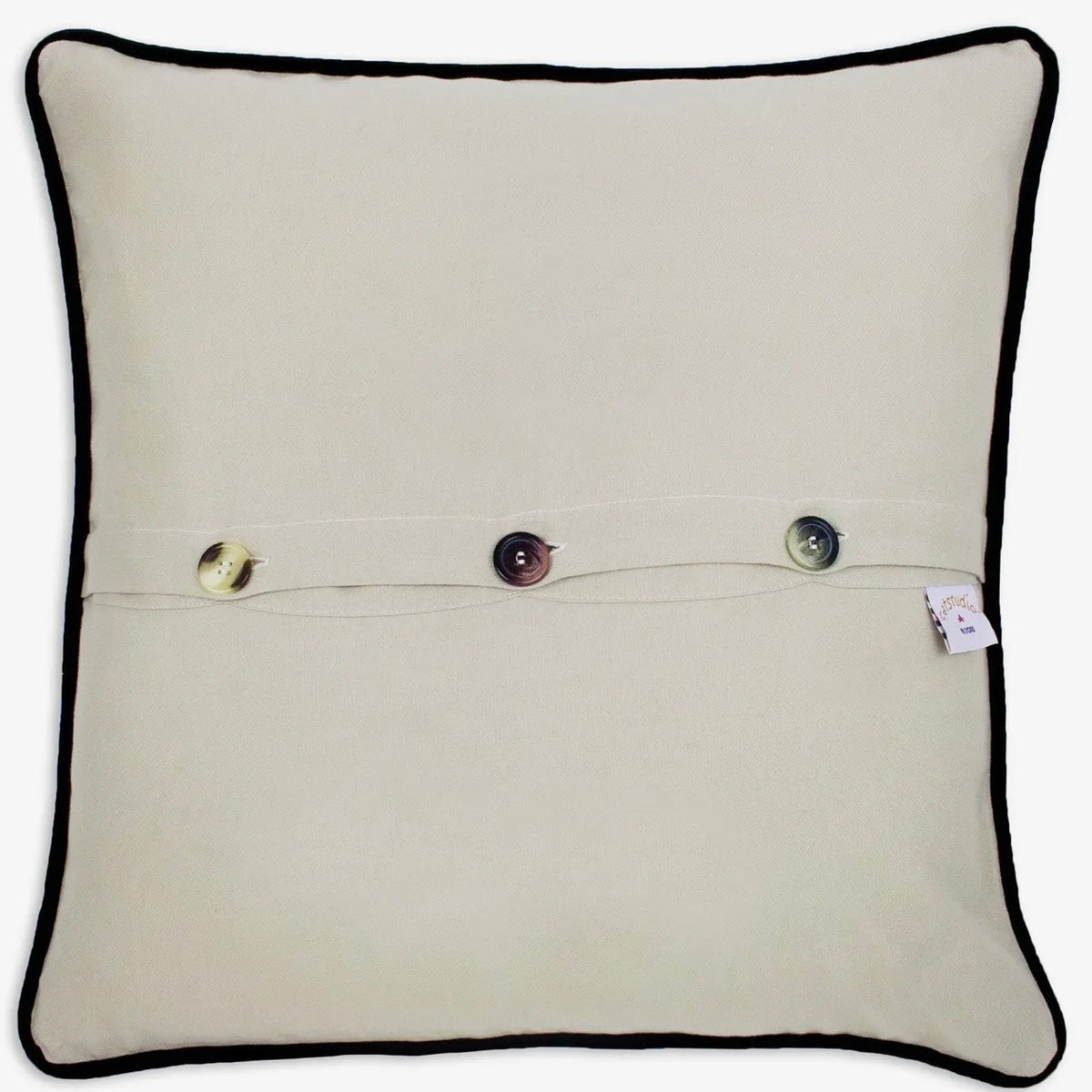 Israel Hand-Embroidered Pillow