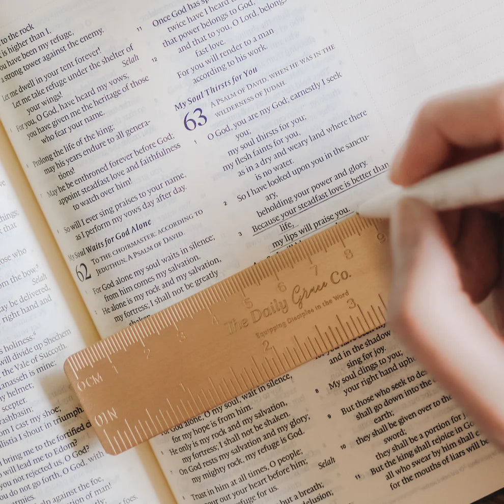 Brass Ruler Bookmark