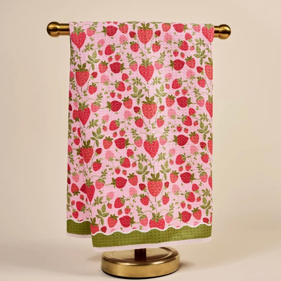 Waffle Tea Towel | Strawberry Fields