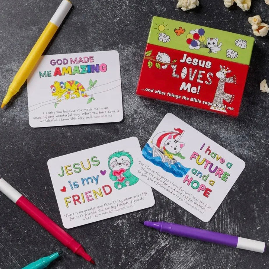 Coloring Cards | Jesus Loves Me
