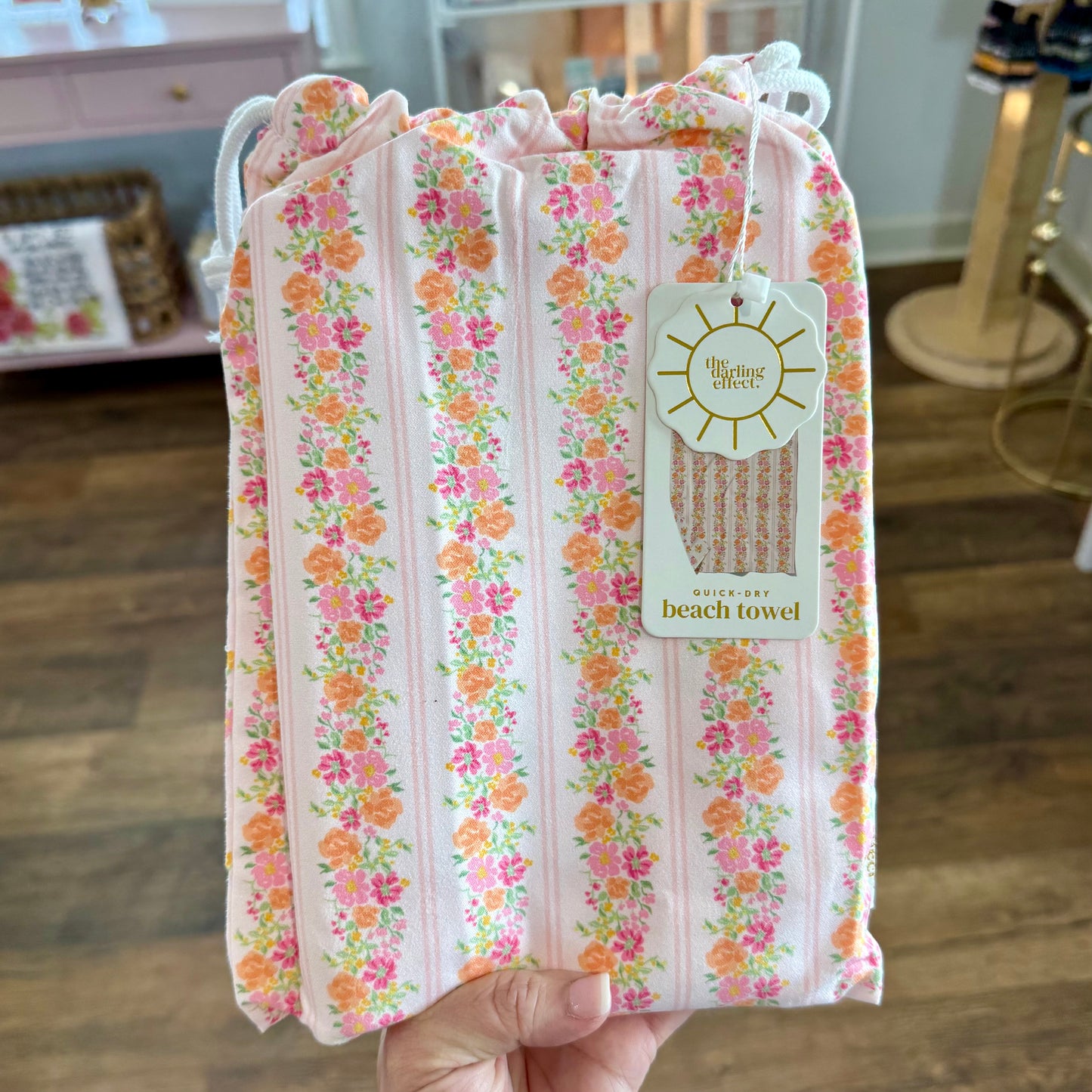 XL Quick-Dry Beach Towel | Petal Parade Pink