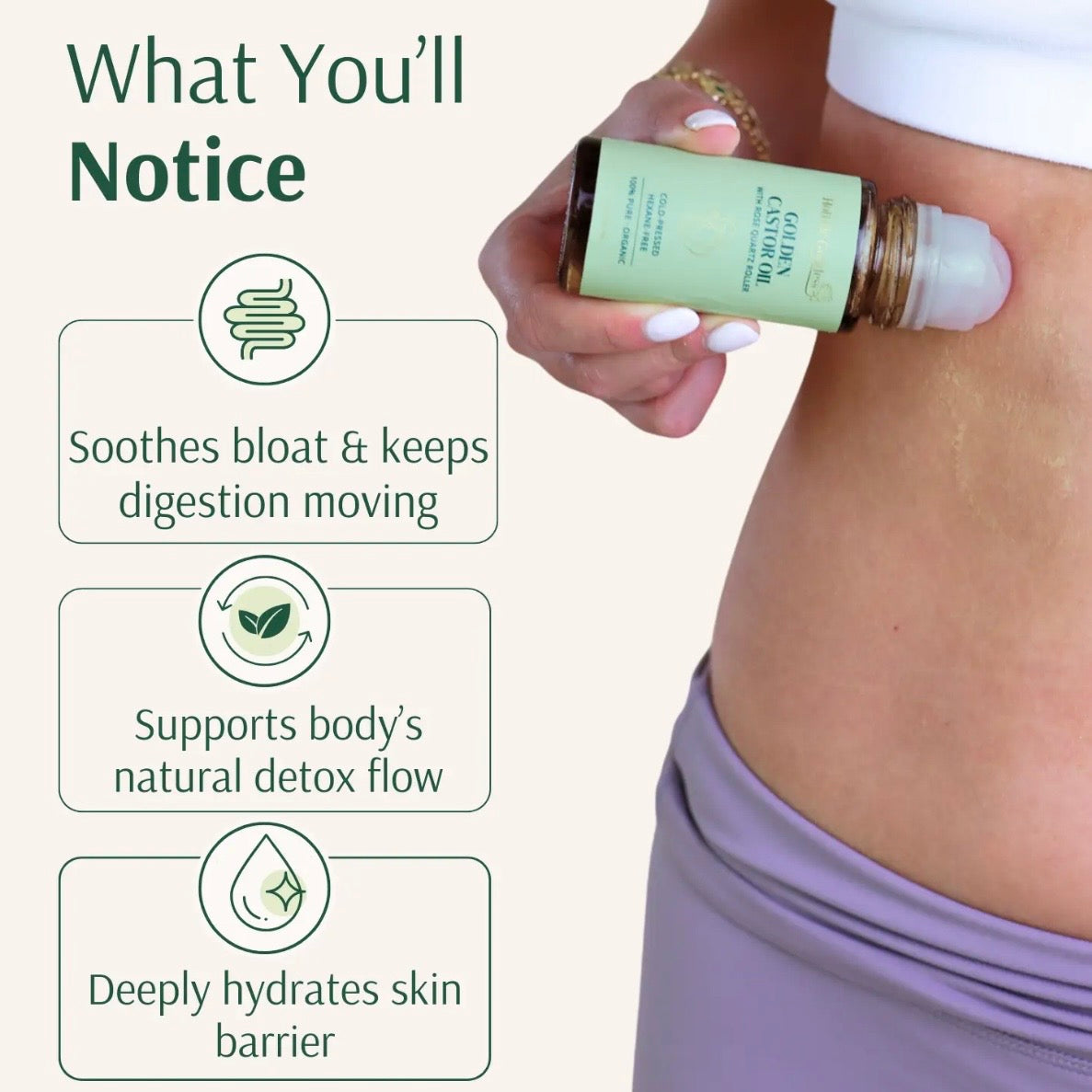 Organic Golden Castor Oil
Roll-On