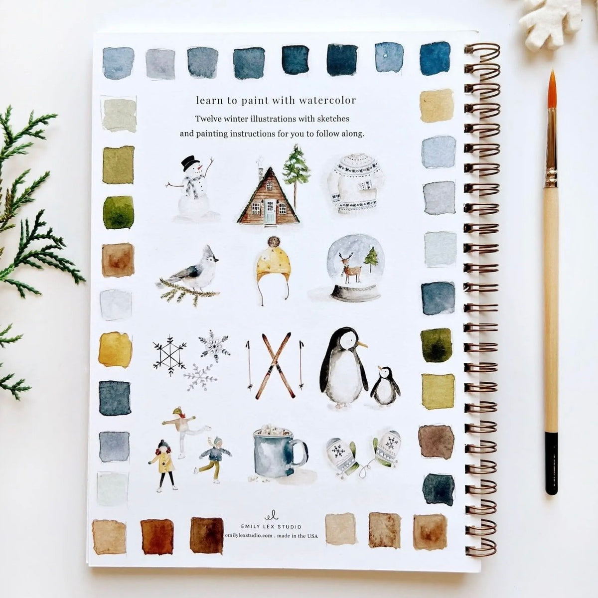 Watercolor Workbook | Winter