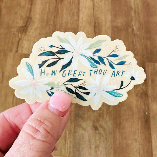 How Great Thou Art Sticker