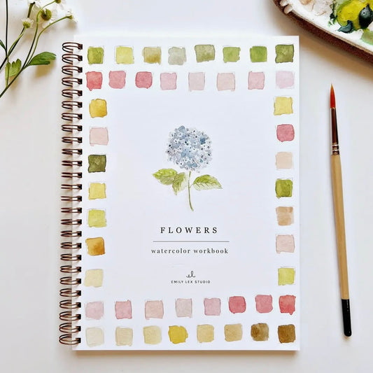 Watercolor Workbook | Flowers