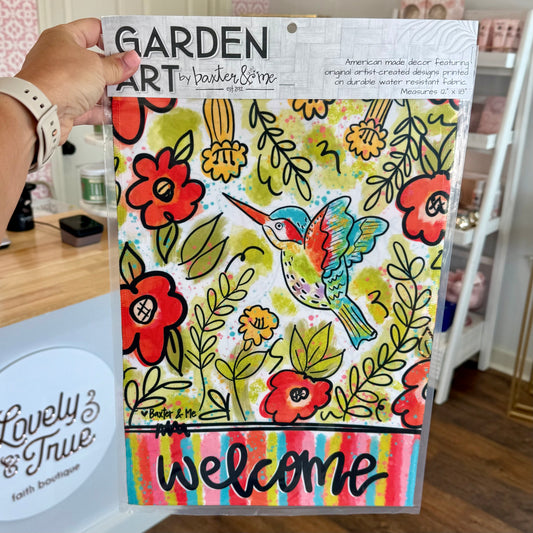 Garden Flag | Hummingbird