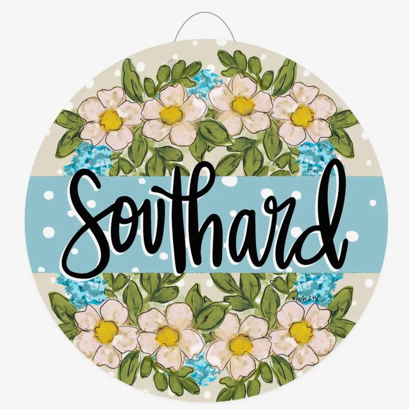 Personalized Door Hanger | Daisy