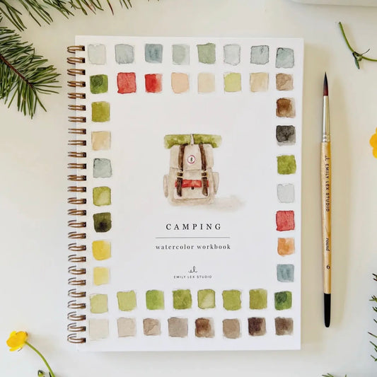 Watercolor Workbook | Camping