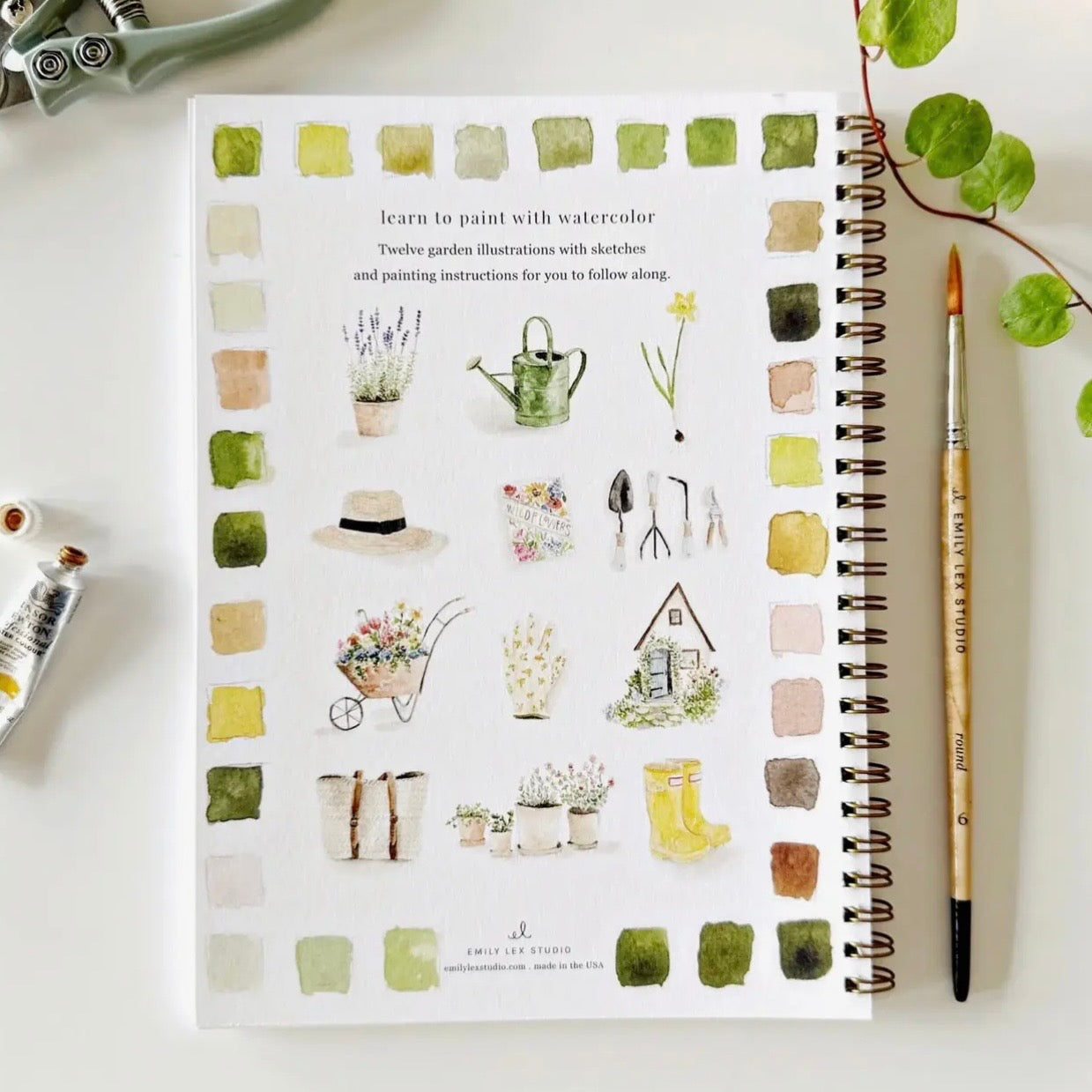 Watercolor Workbook | Garden