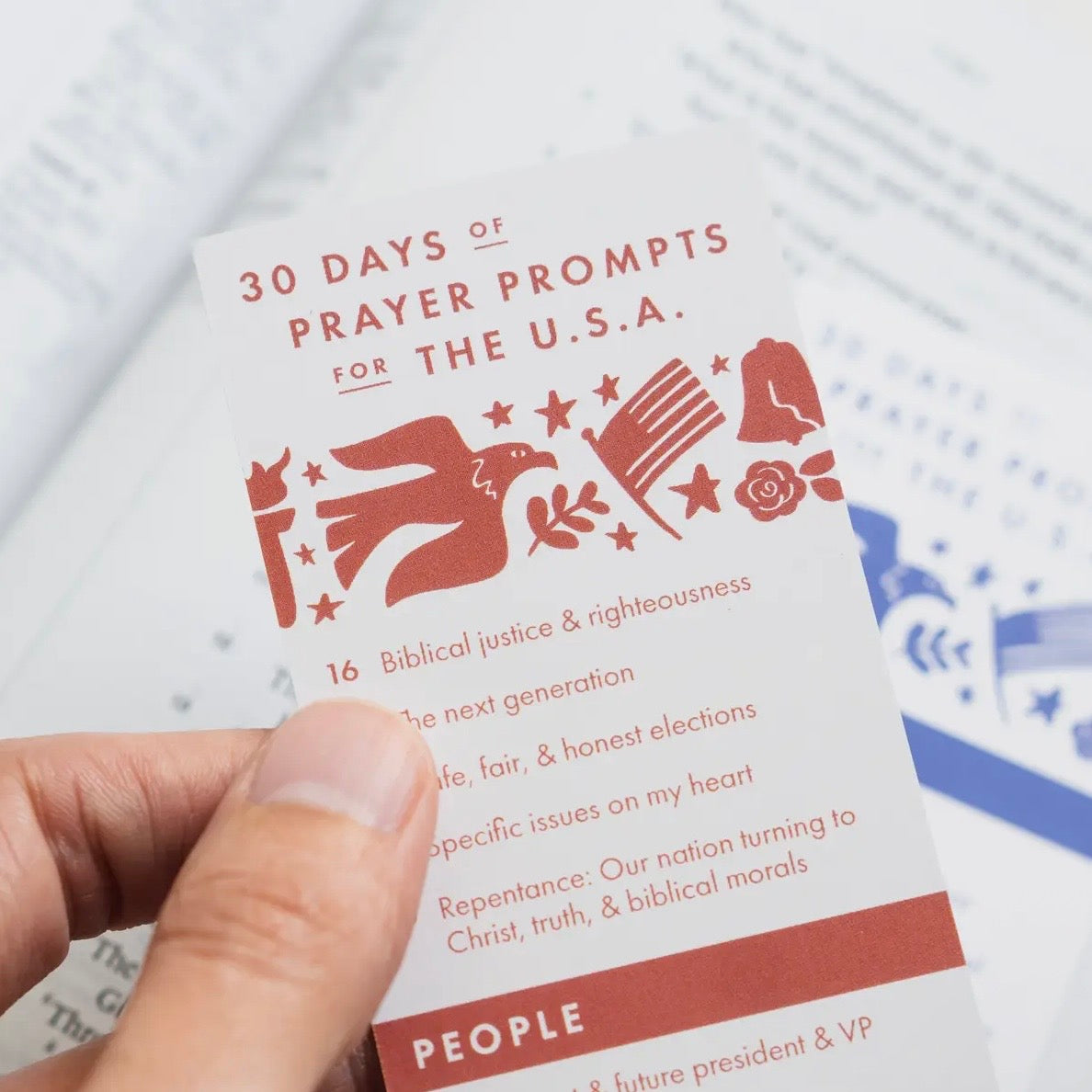 Bookmark | Prayer Prompts For the USA