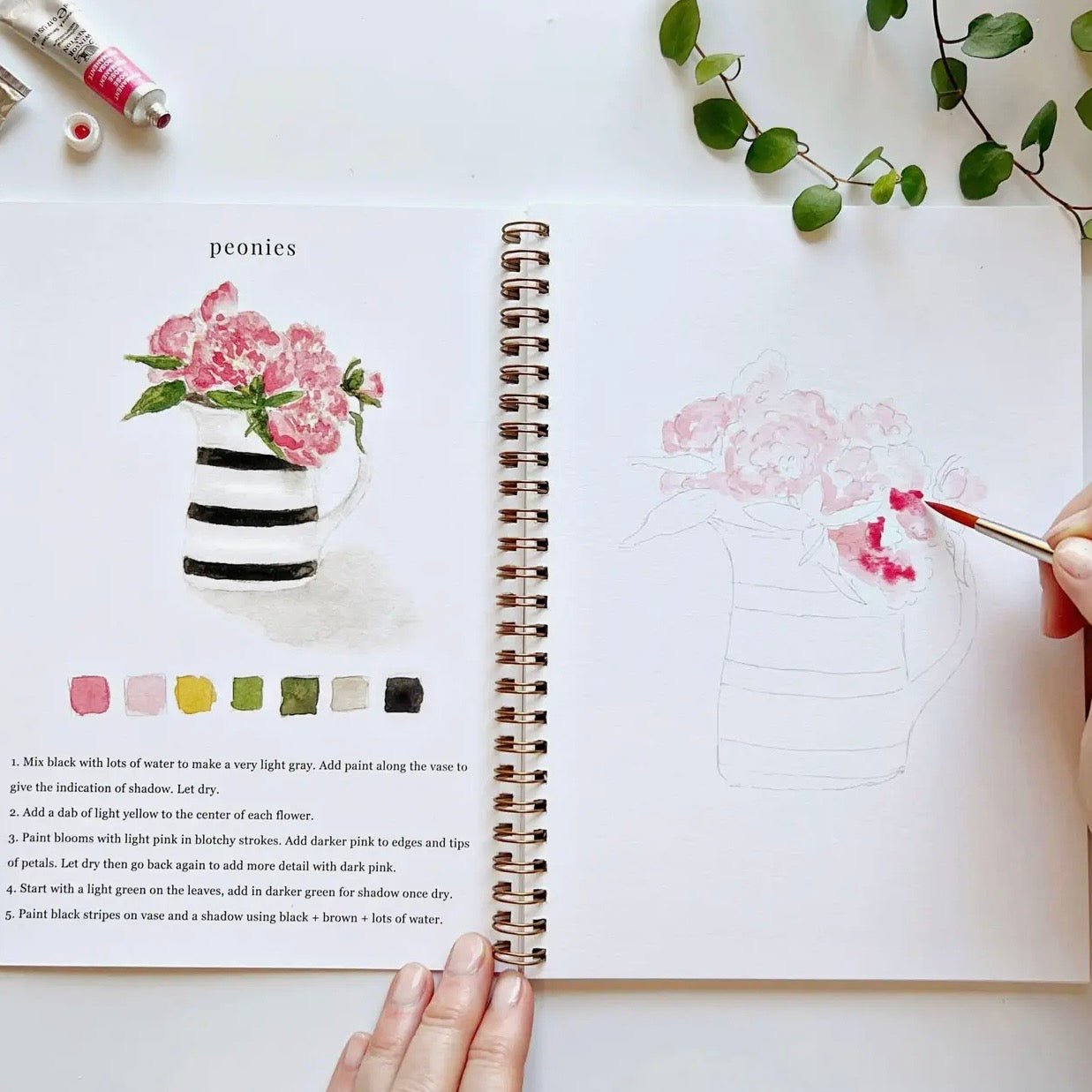Watercolor Workbook | Bouquets