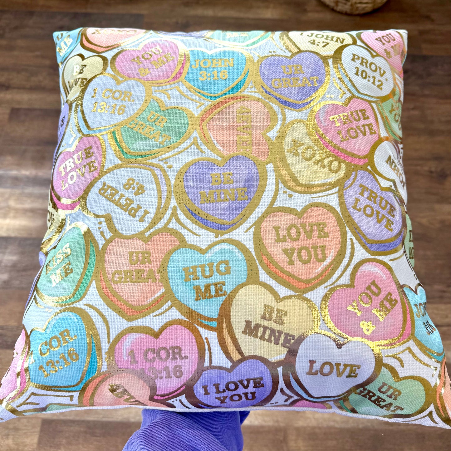 Pillow - Conversation Hearts